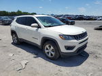 2018 Jeep Compass Latitude White vin: 3C4NJDBB8JT249935