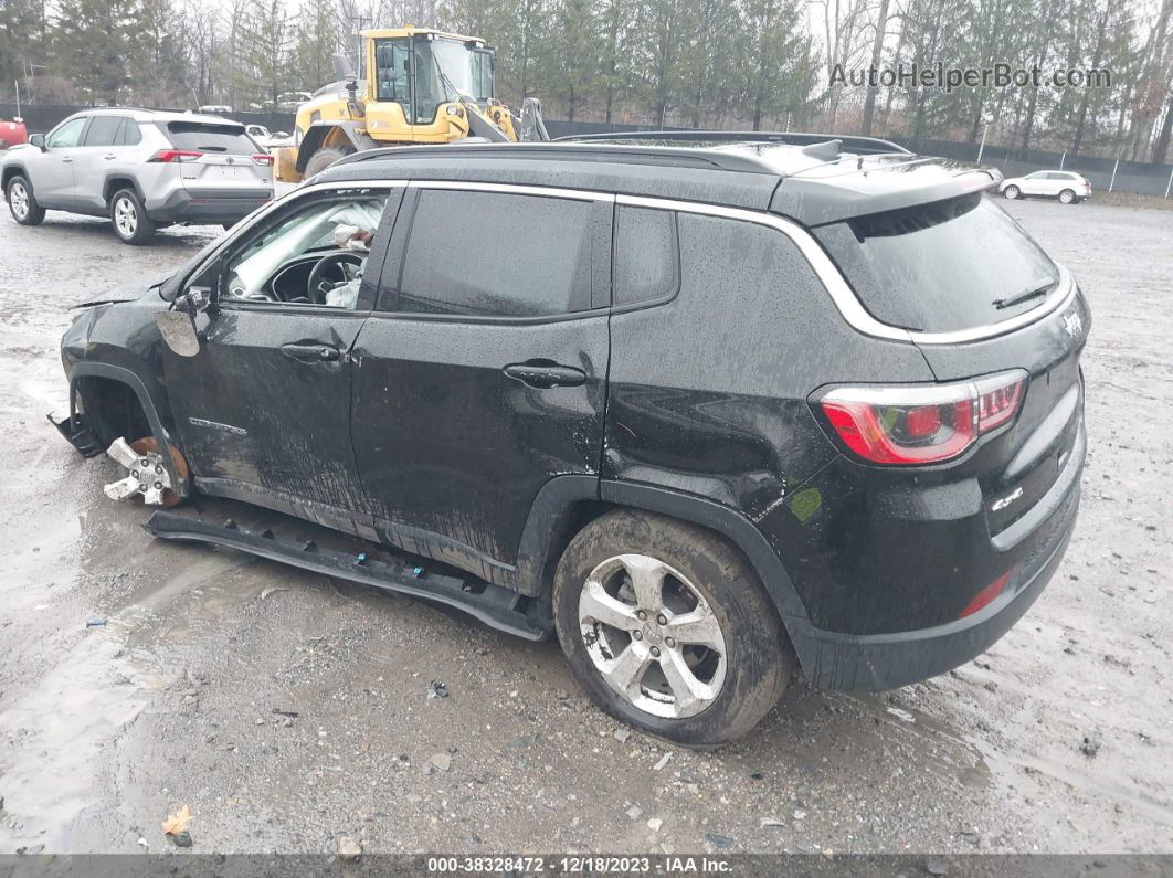 2018 Jeep Compass Latitude 4x4 Black vin: 3C4NJDBB8JT337125