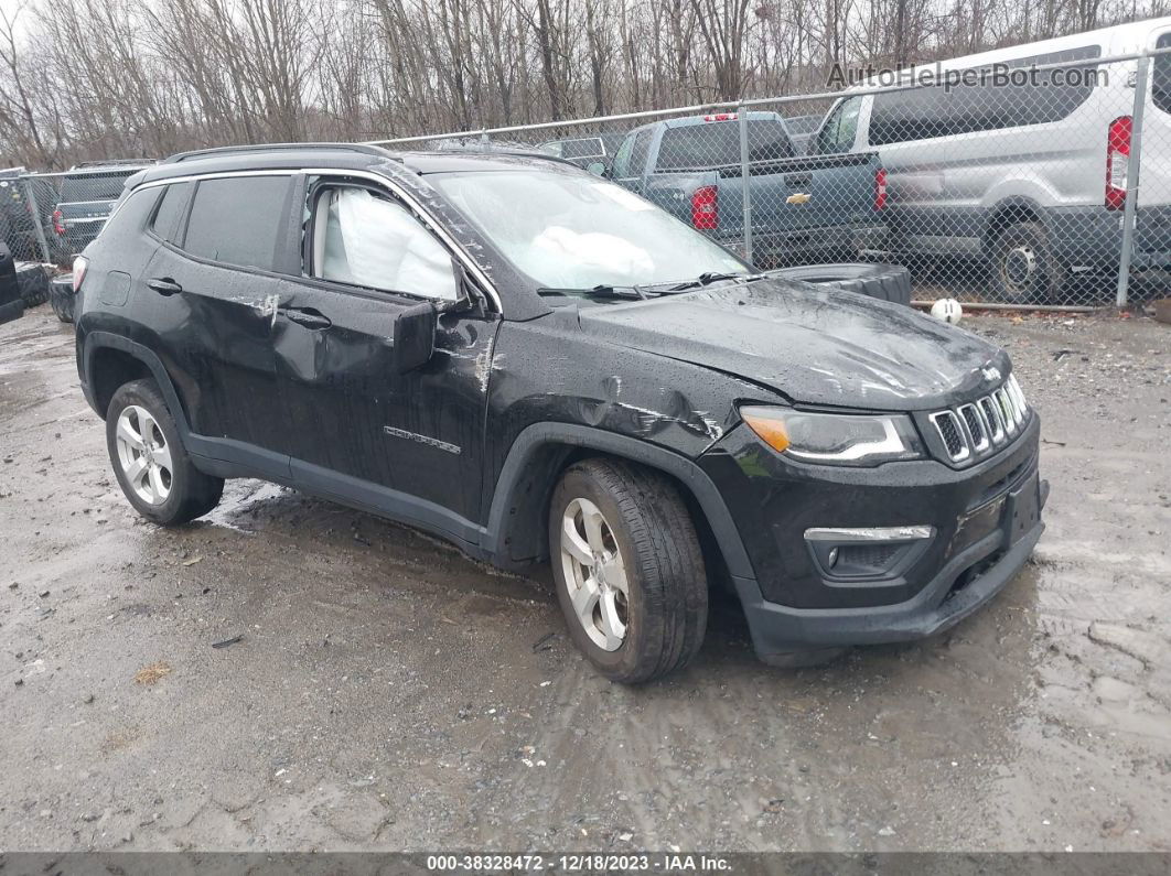 2018 Jeep Compass Latitude 4x4 Black vin: 3C4NJDBB8JT337125