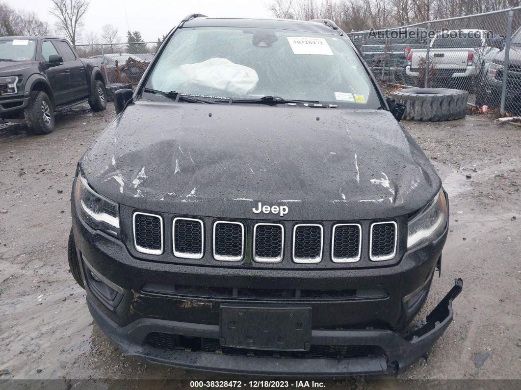 2018 Jeep Compass Latitude 4x4 Black vin: 3C4NJDBB8JT337125