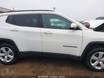 2018 Jeep Compass Latitude 4x4 White vin: 3C4NJDBB8JT345046