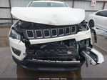 2018 Jeep Compass Latitude 4x4 White vin: 3C4NJDBB8JT345046