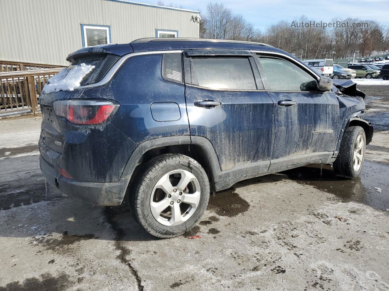 2018 Jeep Compass Latitude Blue vin: 3C4NJDBB8JT423079