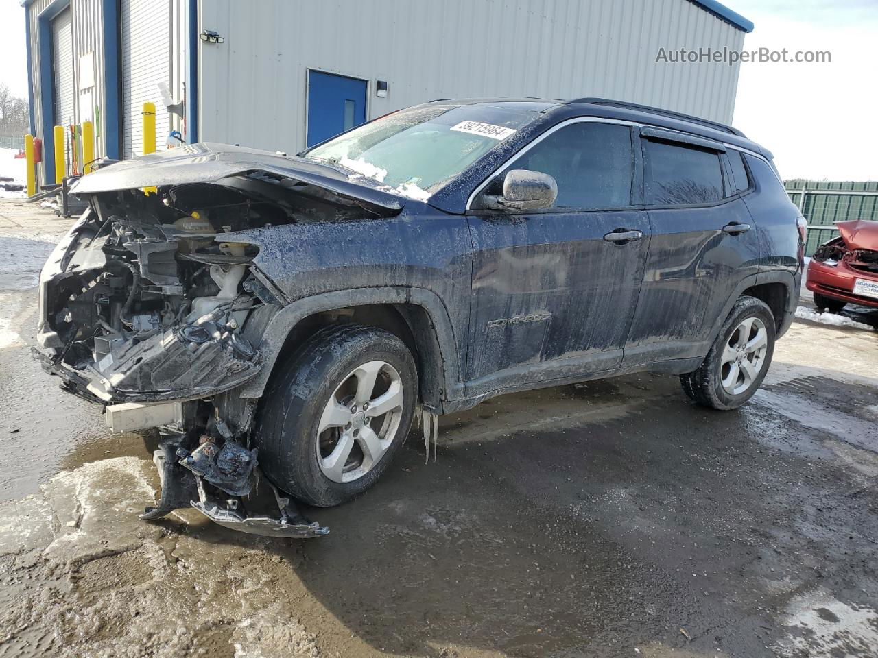 2018 Jeep Compass Latitude Blue vin: 3C4NJDBB8JT423079