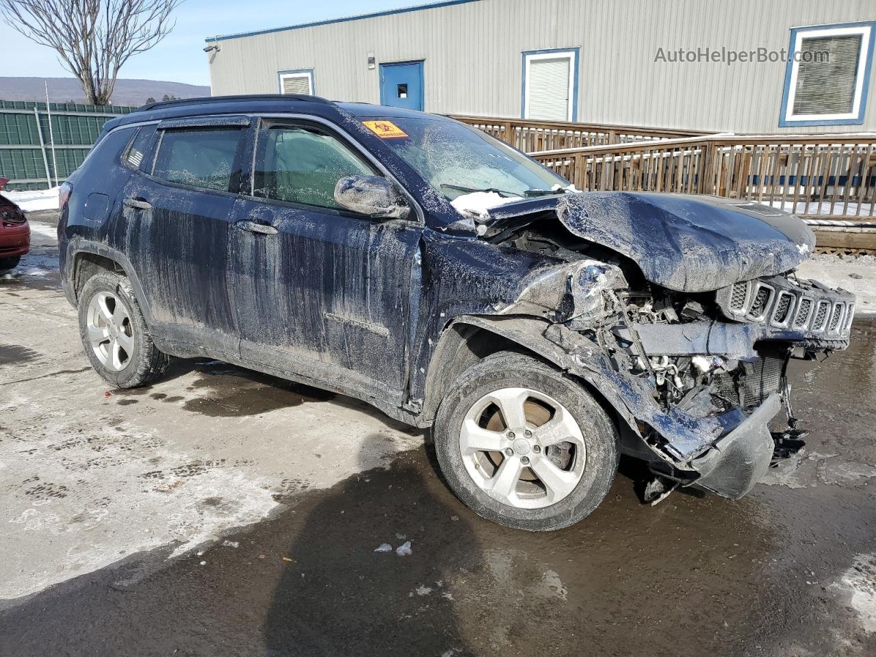 2018 Jeep Compass Latitude Blue vin: 3C4NJDBB8JT423079