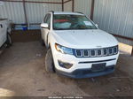 2018 Jeep Compass Latitude 4x4 White vin: 3C4NJDBB9JT162321