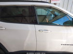 2018 Jeep Compass Latitude 4x4 White vin: 3C4NJDBB9JT162321