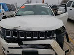 2018 Jeep Compass Latitude White vin: 3C4NJDBB9JT415427