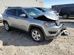 2018 Jeep Compass Latitude Silver vin: 3C4NJDBBXJT180486