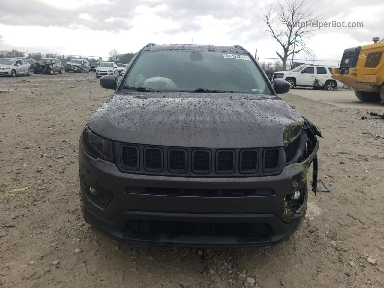 2018 Jeep Compass Latitude Серый vin: 3C4NJDBBXJT200980