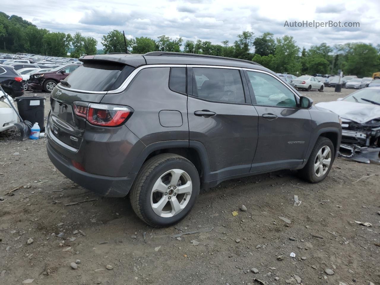 2018 Jeep Compass Latitude Серый vin: 3C4NJDBBXJT282614