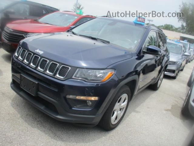 2018 Jeep Compass Latitude Blue vin: 3C4NJDBBXJT423830