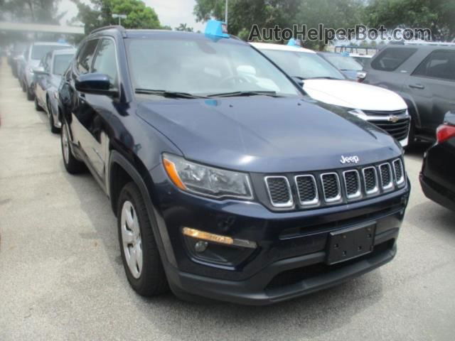 2018 Jeep Compass Latitude Blue vin: 3C4NJDBBXJT423830