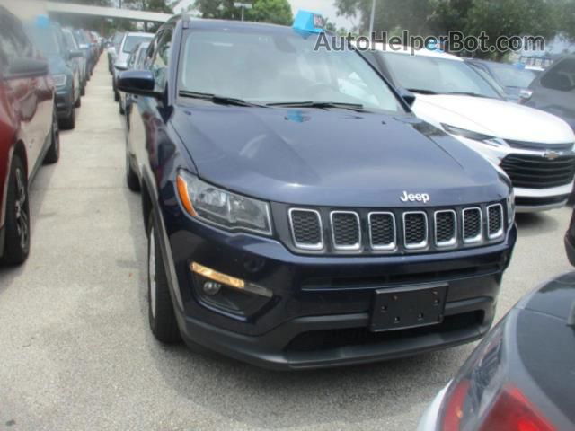 2018 Jeep Compass Latitude Blue vin: 3C4NJDBBXJT423830