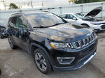 2018 Jeep Compass Limited Black vin: 3C4NJDCB0JT372627