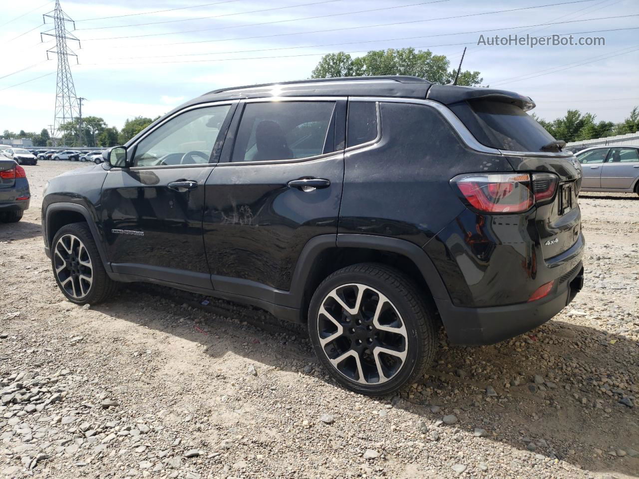 2018 Jeep Compass Limited Черный vin: 3C4NJDCB0JT401186