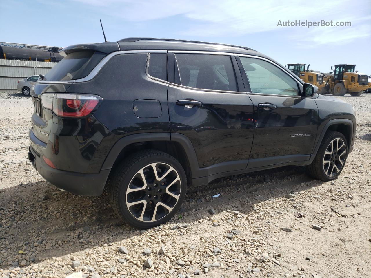 2018 Jeep Compass Limited Черный vin: 3C4NJDCB0JT401186