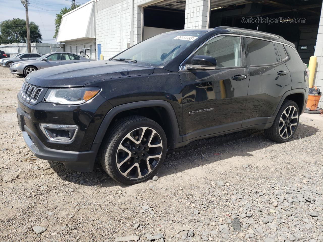 2018 Jeep Compass Limited Black vin: 3C4NJDCB0JT401186