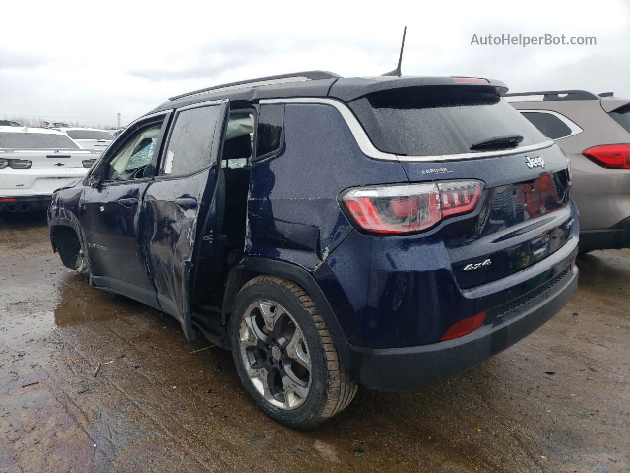 2018 Jeep Compass Limited Blue vin: 3C4NJDCB1JT454544