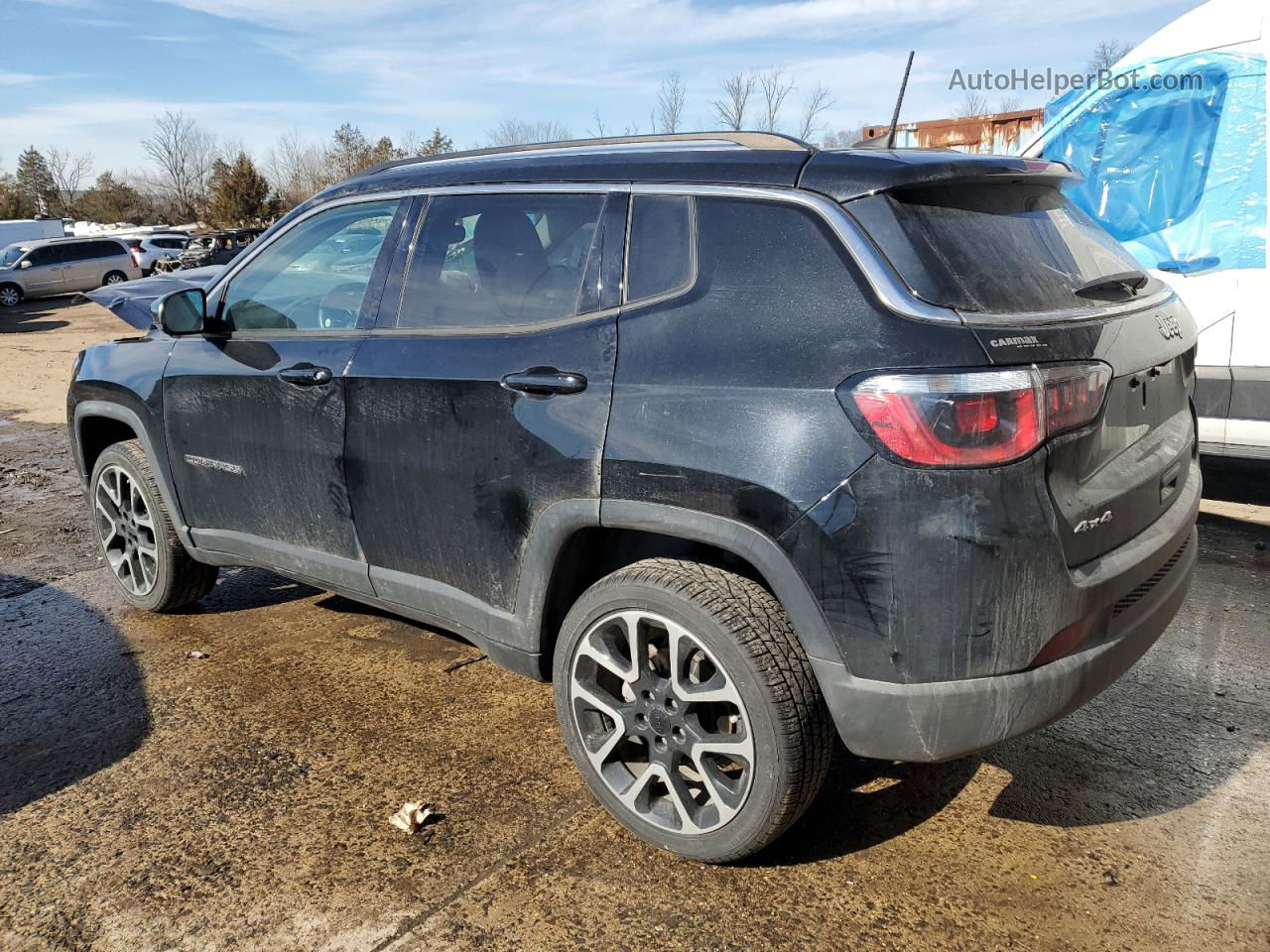 2018 Jeep Compass Limited Black vin: 3C4NJDCB2JT143480