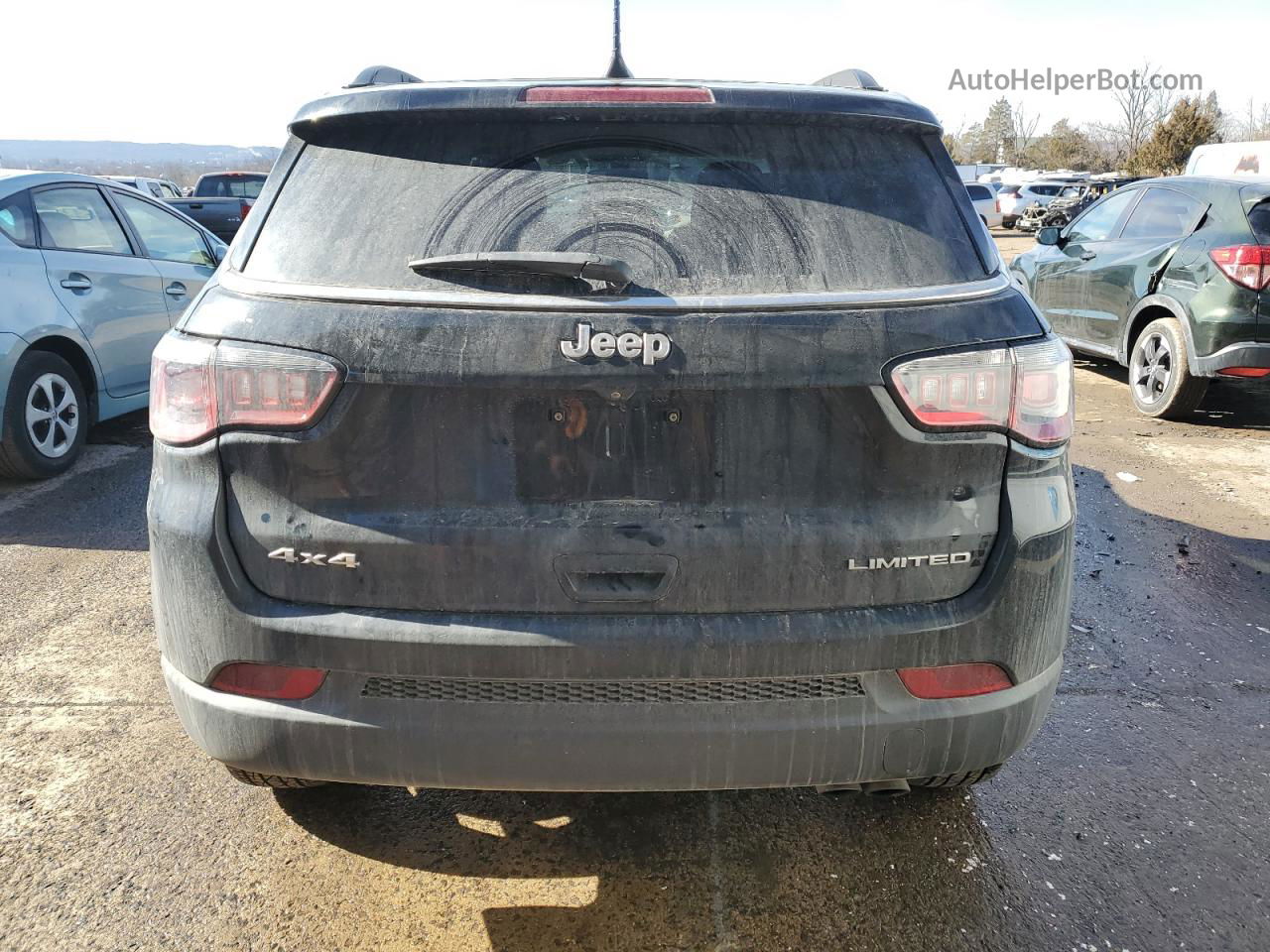 2018 Jeep Compass Limited Black vin: 3C4NJDCB2JT143480