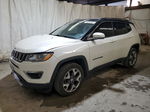 2018 Jeep Compass Limited White vin: 3C4NJDCB2JT163535