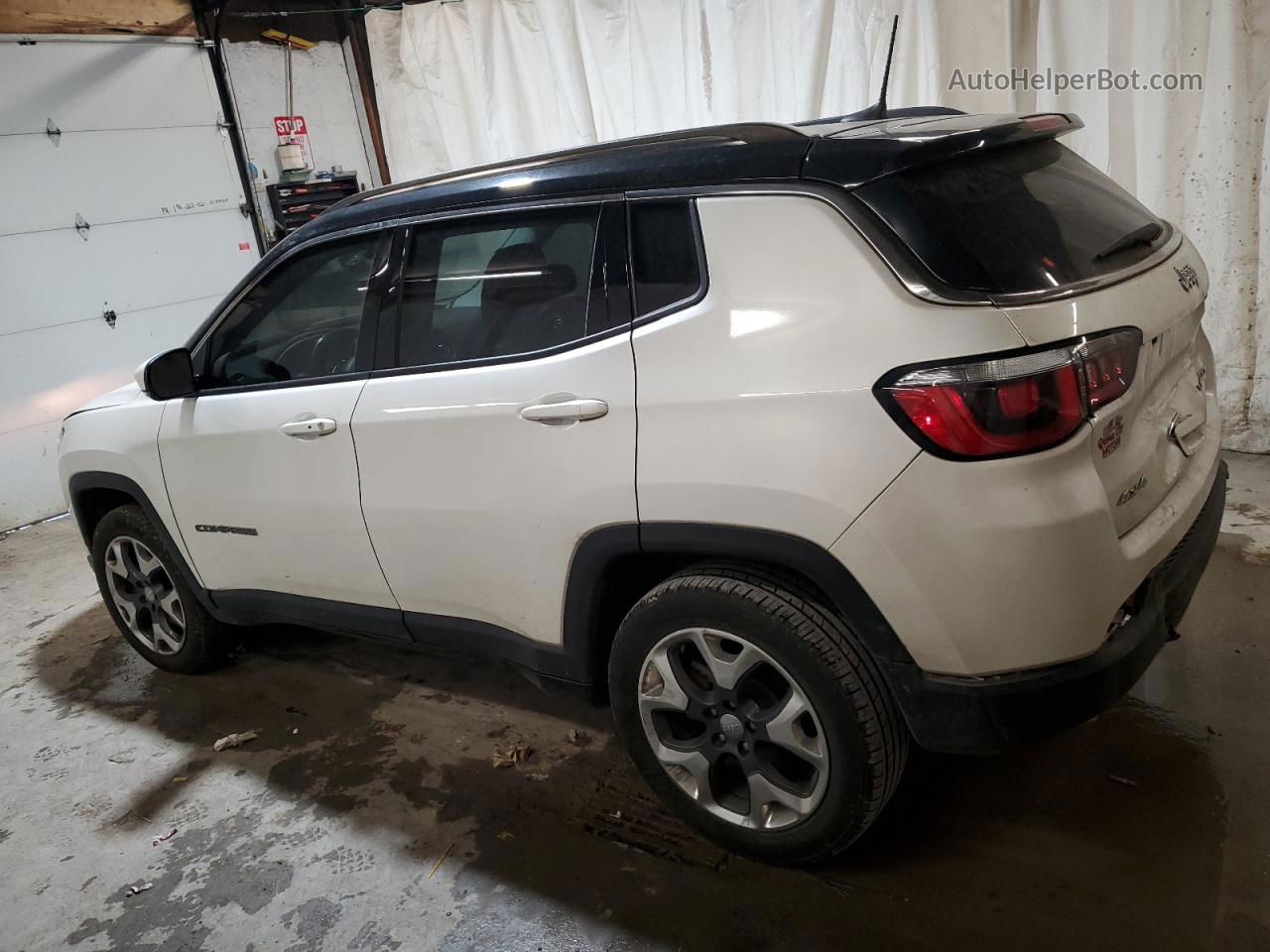 2018 Jeep Compass Limited White vin: 3C4NJDCB2JT163535