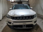 2018 Jeep Compass Limited White vin: 3C4NJDCB2JT163535