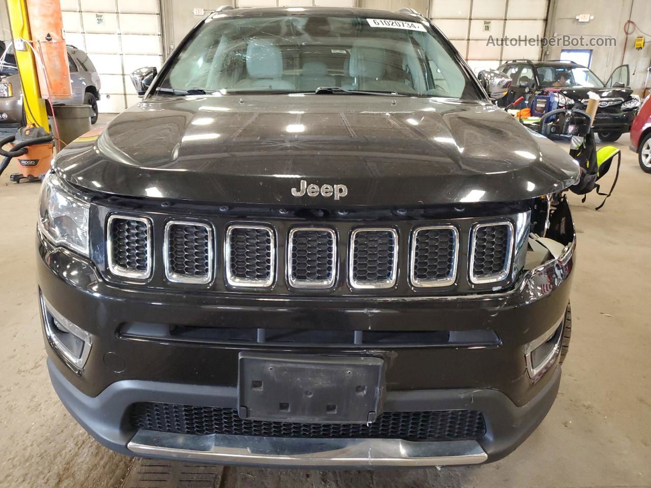 2018 Jeep Compass Limited Black vin: 3C4NJDCB3JT205338