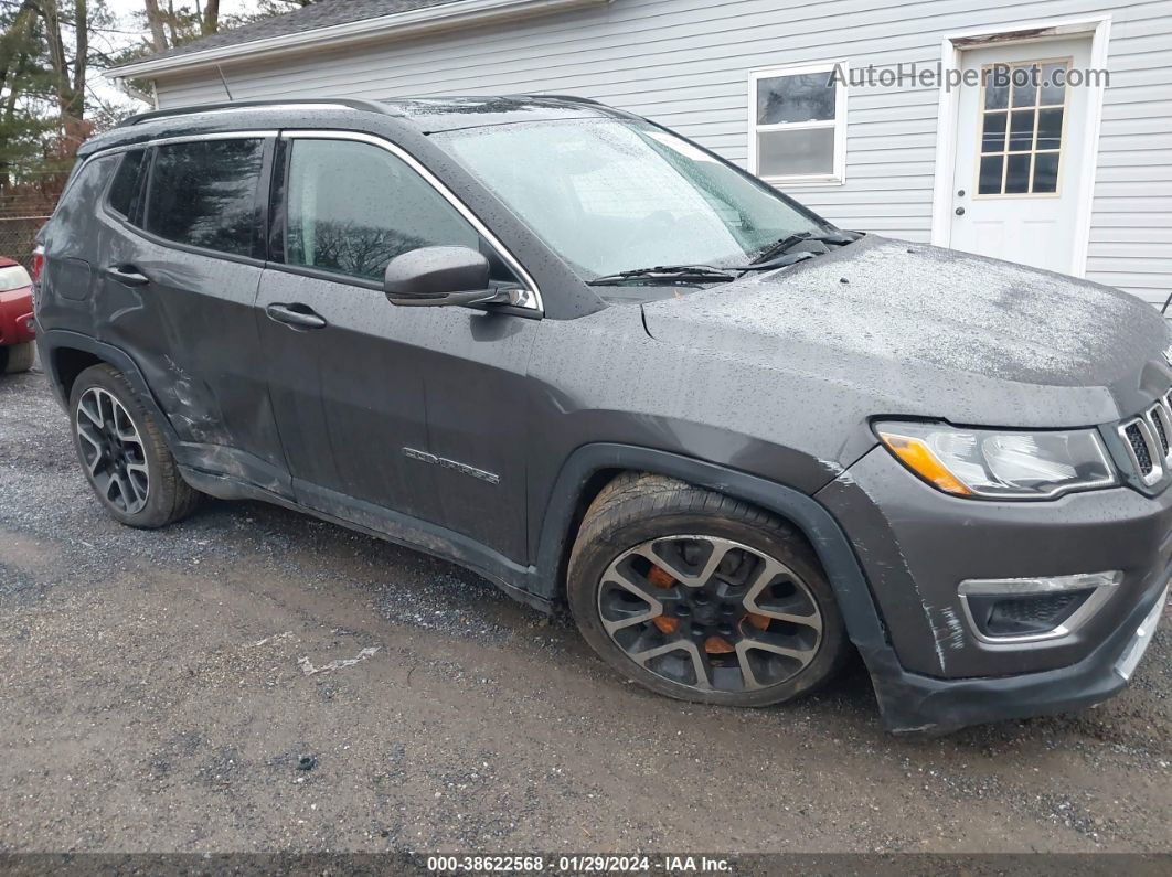 2018 Jeep Compass Limited 4x4 Gray vin: 3C4NJDCB3JT254555