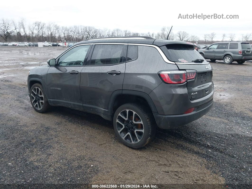 2018 Jeep Compass Limited 4x4 Gray vin: 3C4NJDCB3JT254555