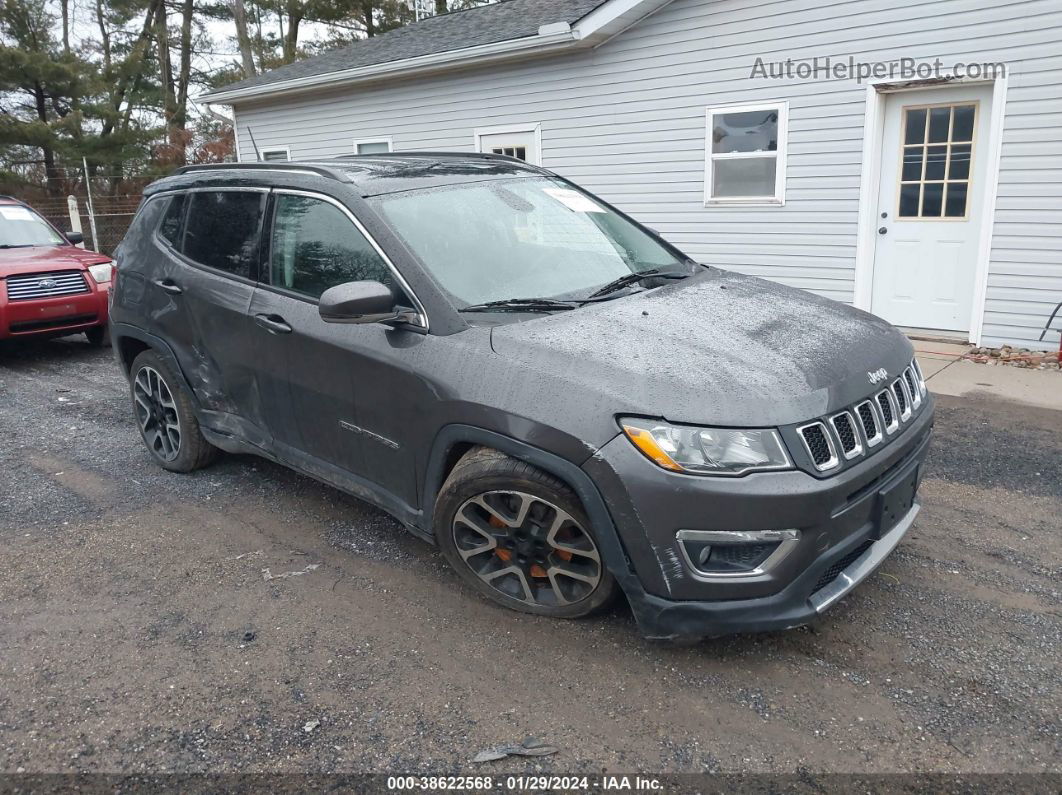 2018 Jeep Compass Limited 4x4 Gray vin: 3C4NJDCB3JT254555