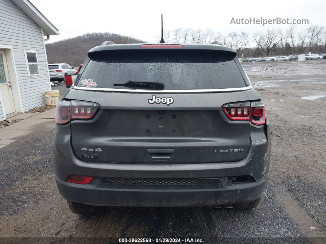 2018 Jeep Compass Limited 4x4 Gray vin: 3C4NJDCB3JT254555