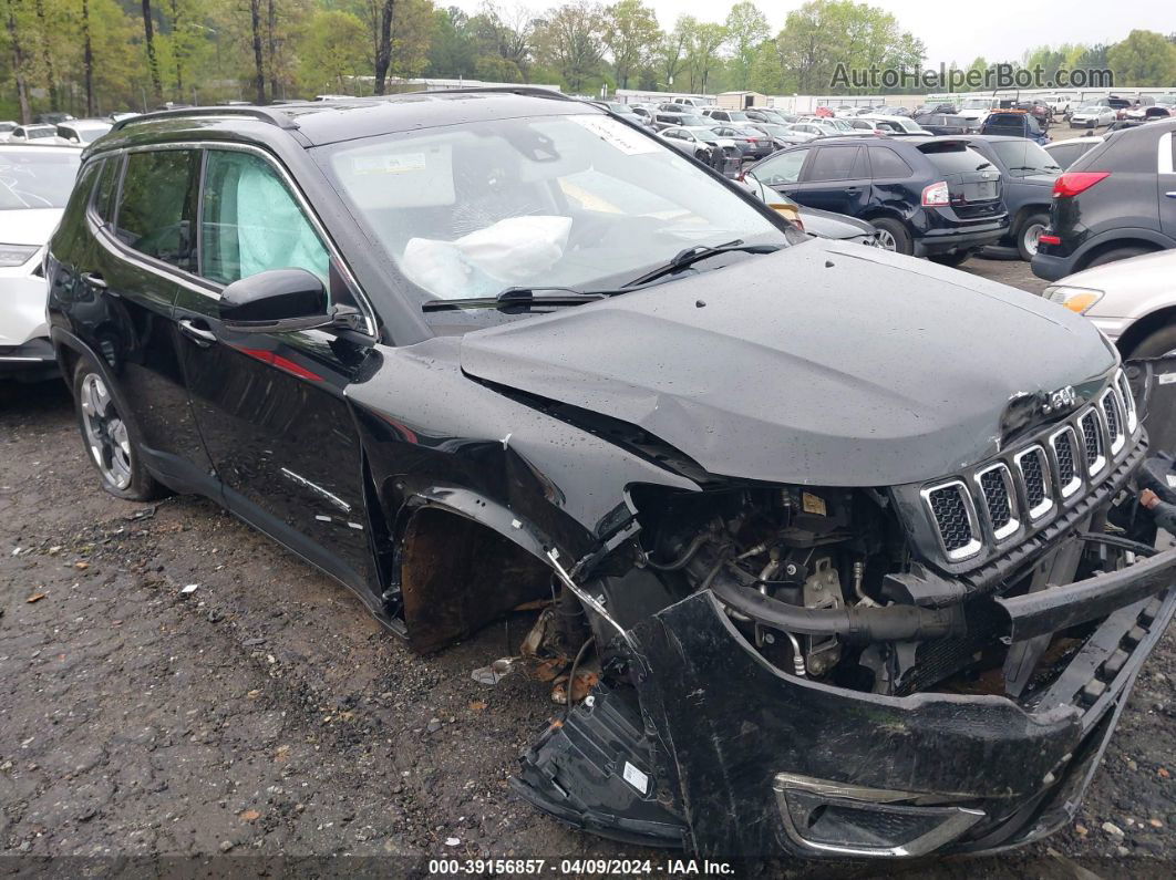 2018 Jeep Compass Limited 4x4 Black vin: 3C4NJDCB4JT333376