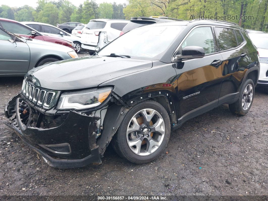 2018 Jeep Compass Limited 4x4 Black vin: 3C4NJDCB4JT333376