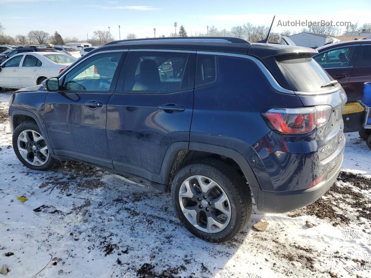 2018 Jeep Compass Limited Синий vin: 3C4NJDCB4JT349254