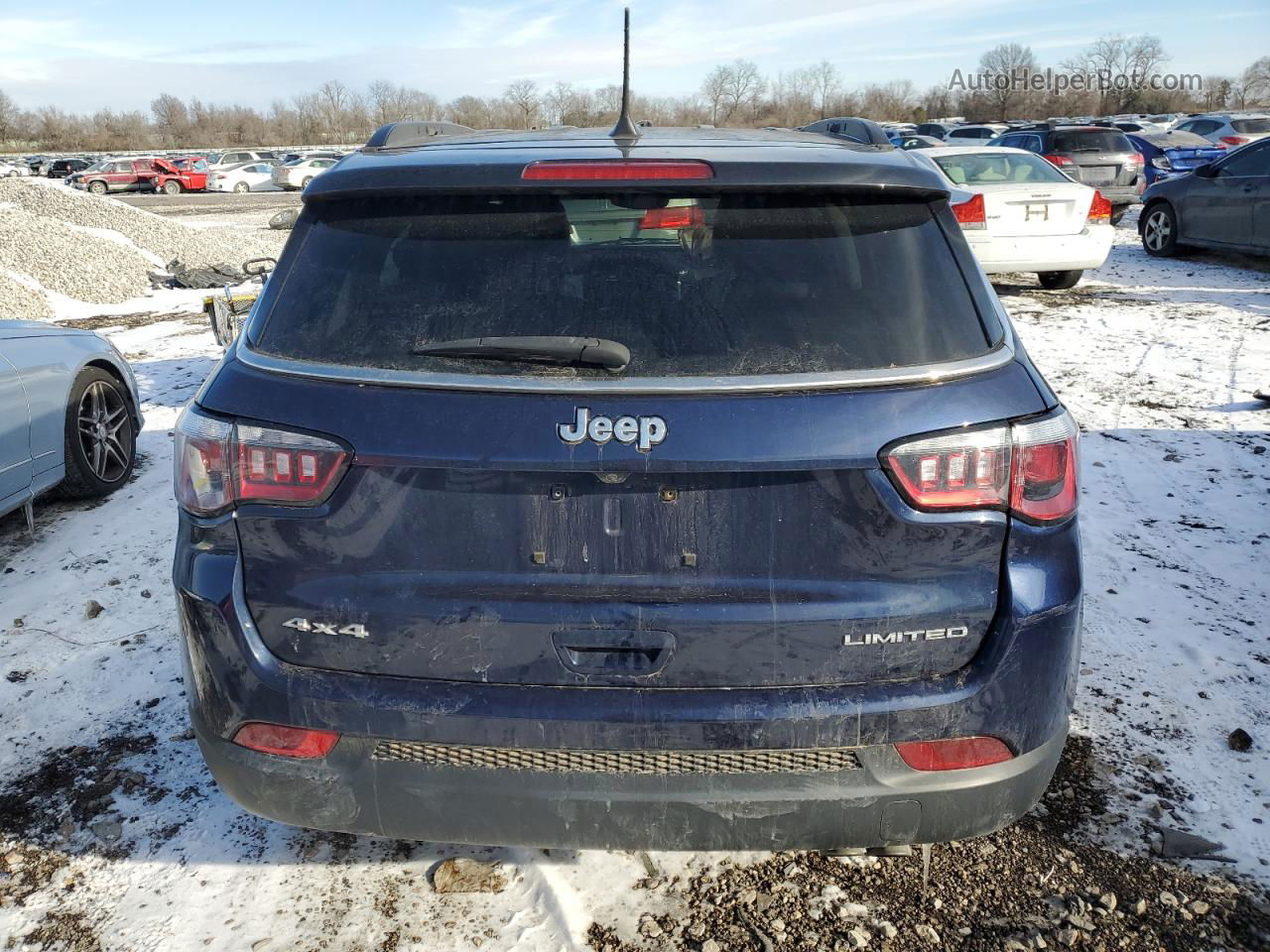 2018 Jeep Compass Limited Синий vin: 3C4NJDCB4JT349254