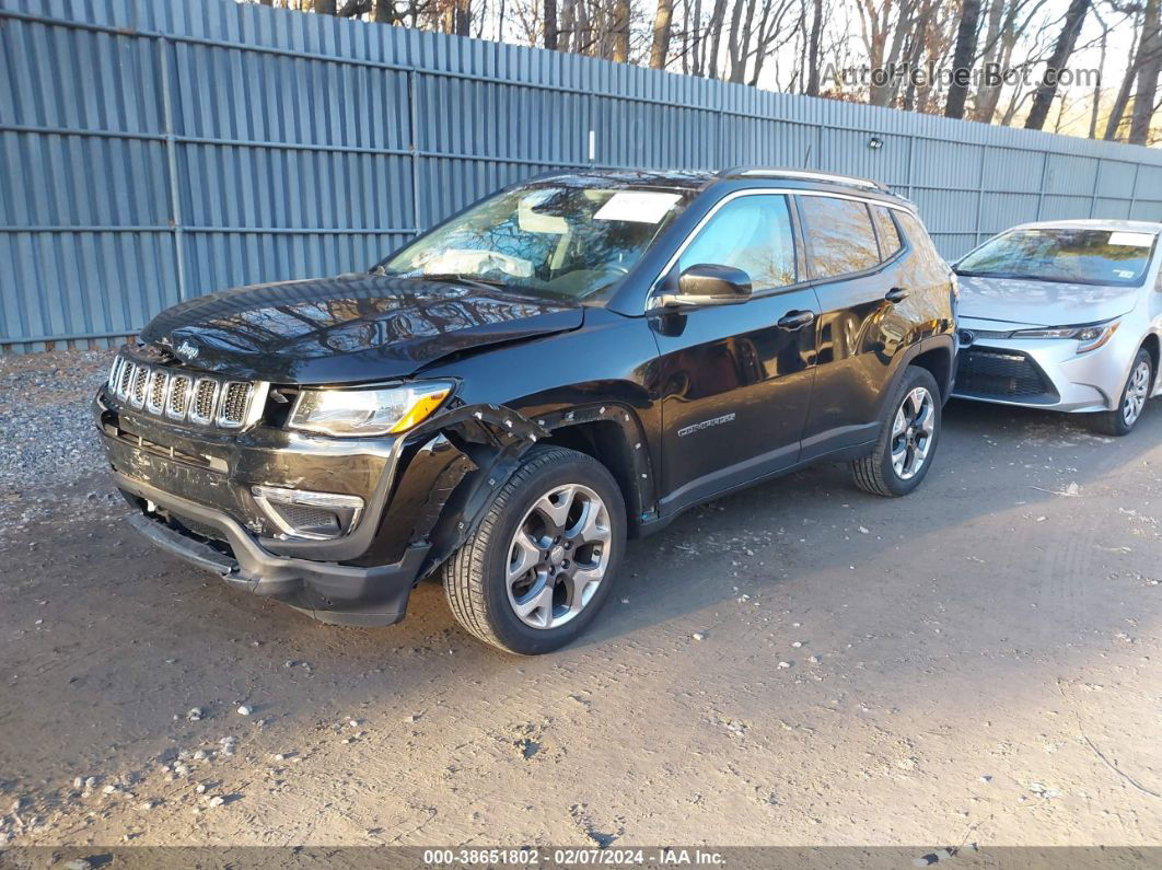 2018 Jeep Compass Limited 4x4 Black vin: 3C4NJDCB4JT398650