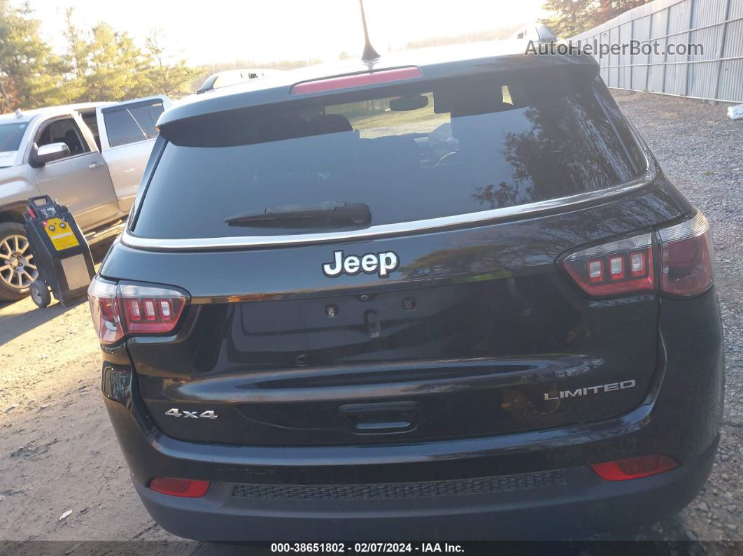 2018 Jeep Compass Limited 4x4 Black vin: 3C4NJDCB4JT398650