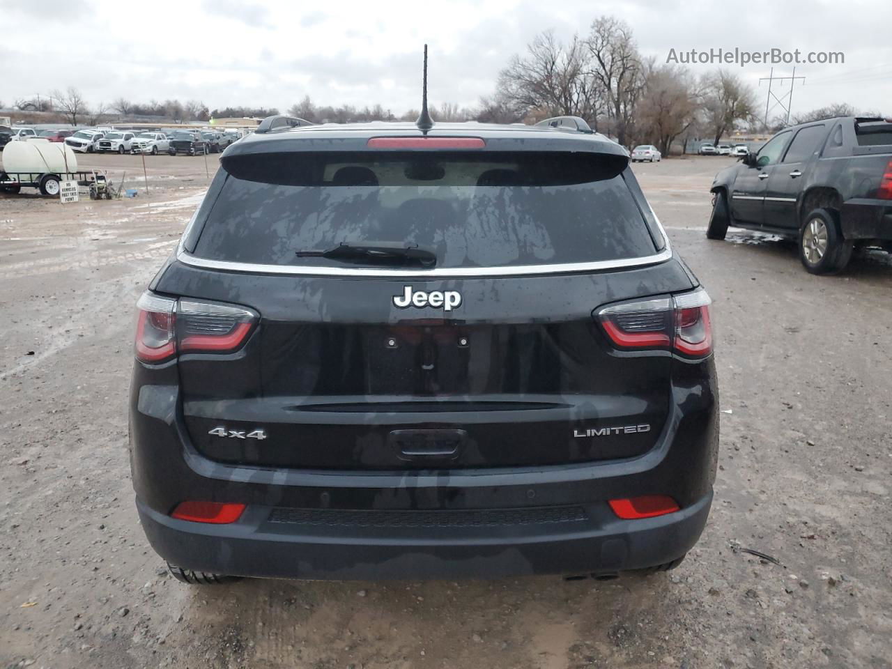 2018 Jeep Compass Limited Черный vin: 3C4NJDCB4JT442601