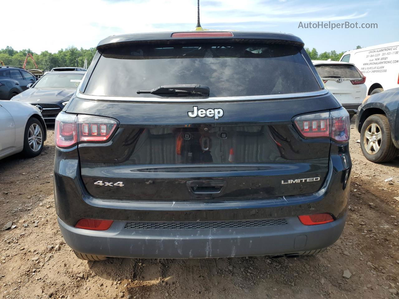 2018 Jeep Compass Limited Black vin: 3C4NJDCB5JT100946