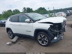 2018 Jeep Compass Limited 4x4 White vin: 3C4NJDCB5JT116516