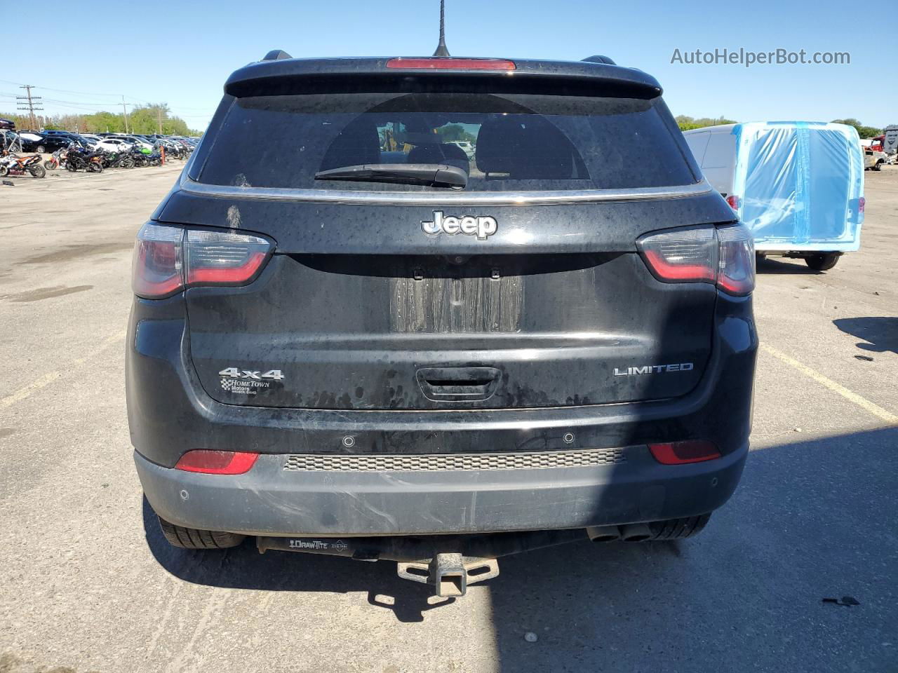 2018 Jeep Compass Limited Black vin: 3C4NJDCB5JT332463