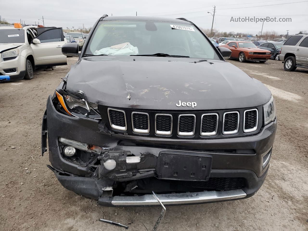 2018 Jeep Compass Limited Charcoal vin: 3C4NJDCB5JT342958