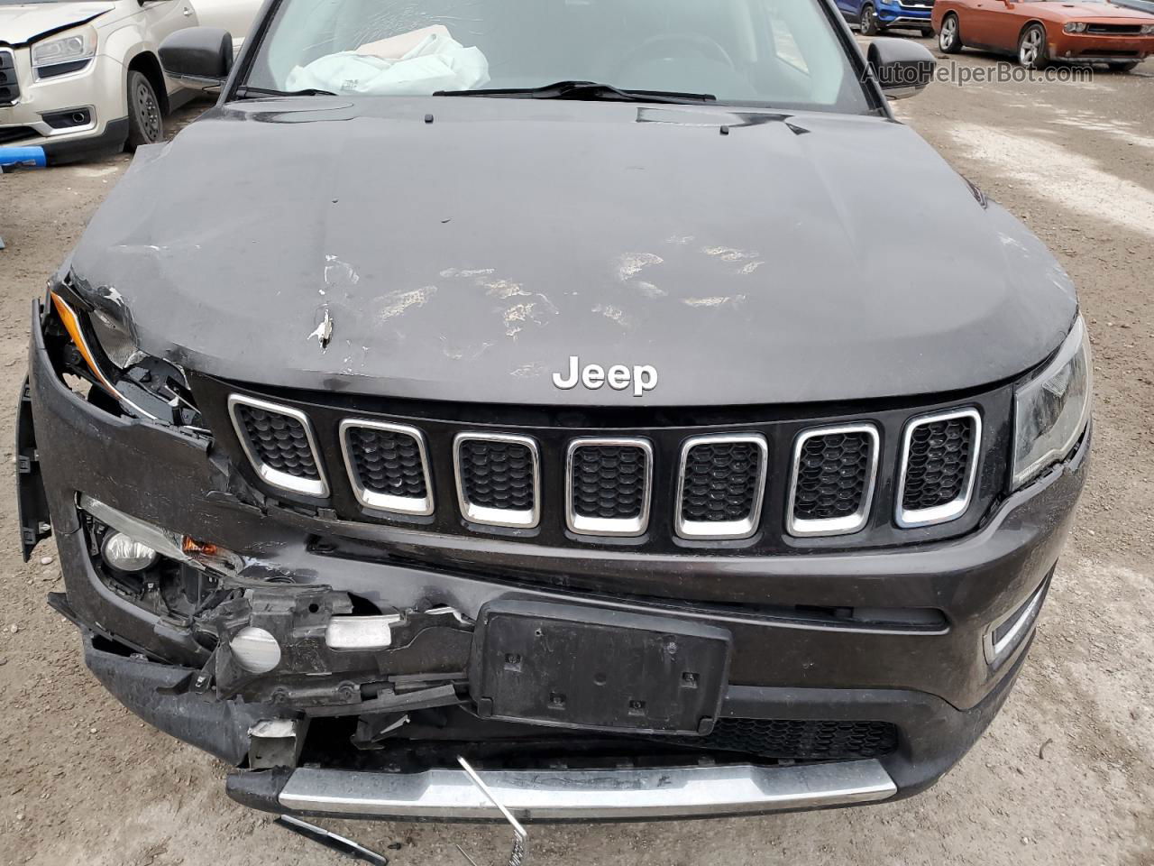 2018 Jeep Compass Limited Charcoal vin: 3C4NJDCB5JT342958