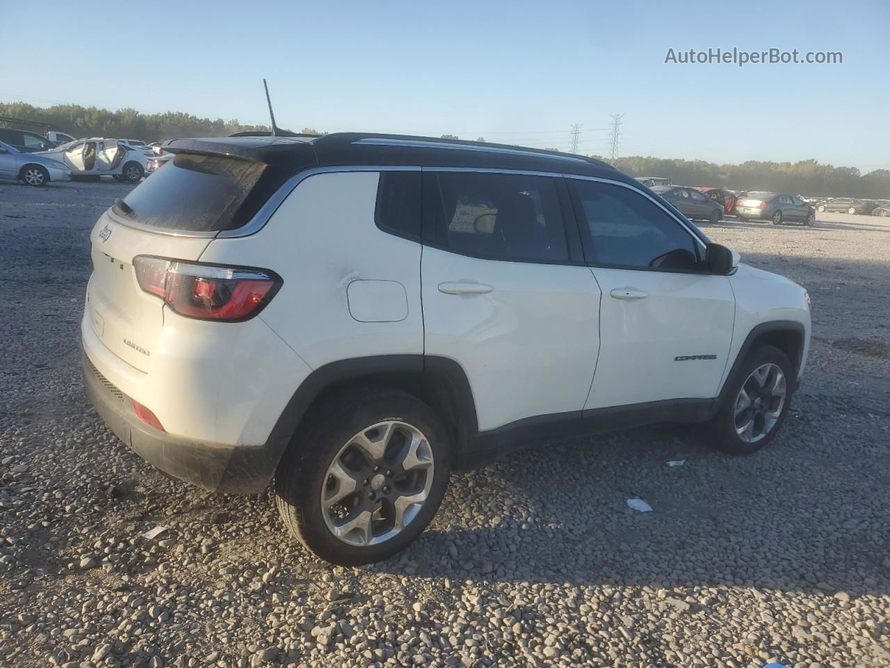 2018 Jeep Compass Limited Белый vin: 3C4NJDCB5JT415648