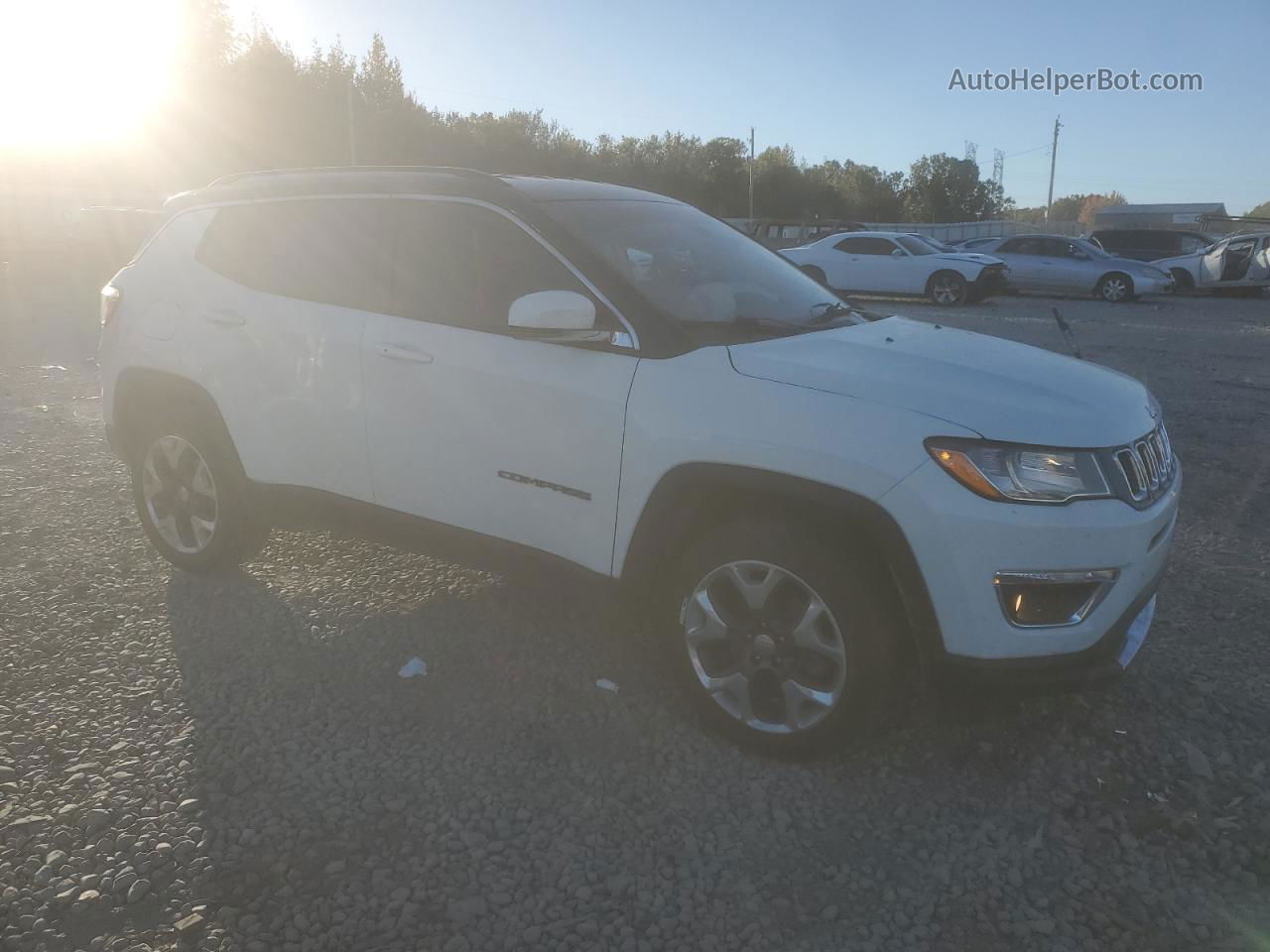 2018 Jeep Compass Limited Белый vin: 3C4NJDCB5JT415648