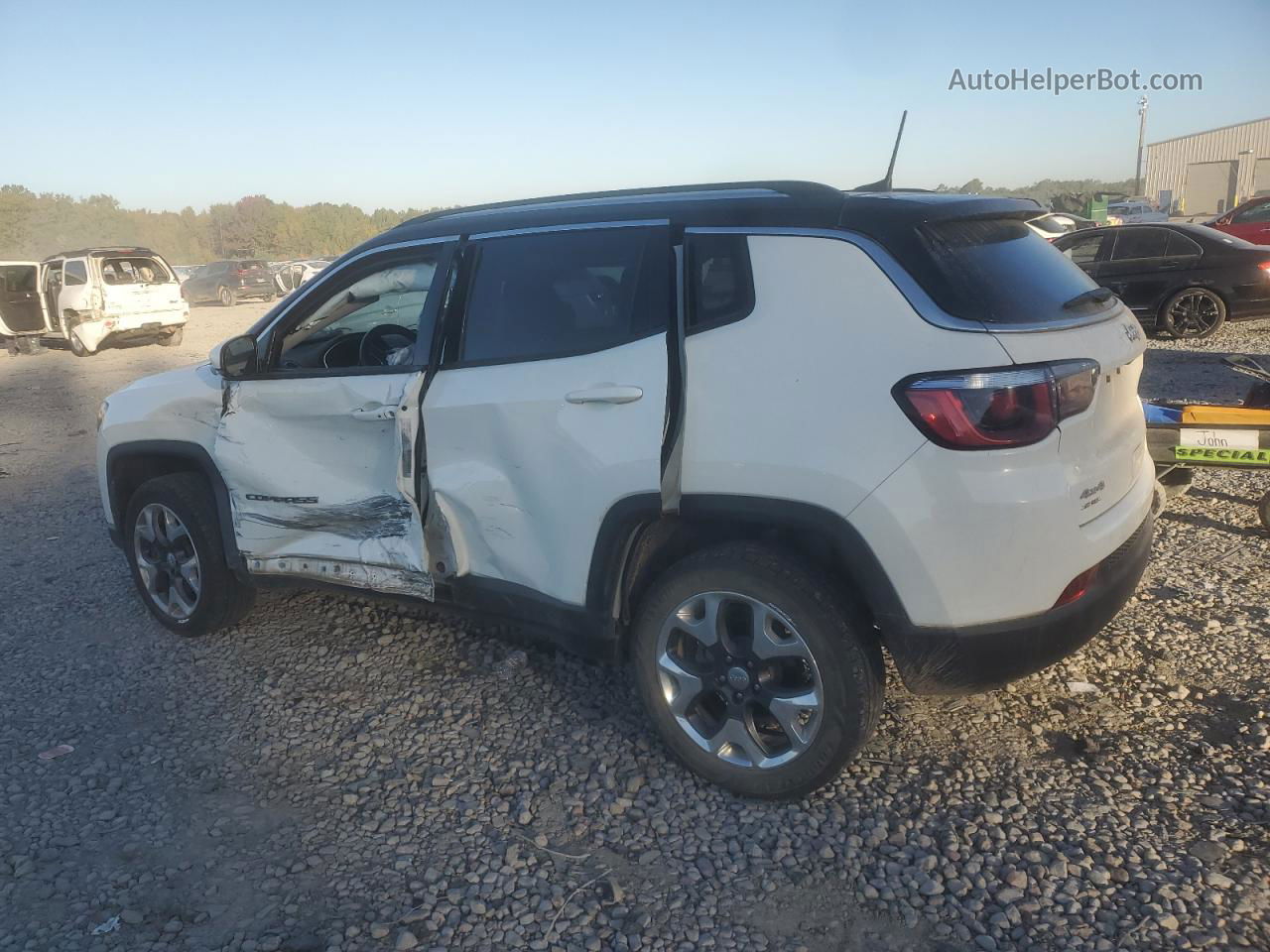 2018 Jeep Compass Limited Белый vin: 3C4NJDCB5JT415648