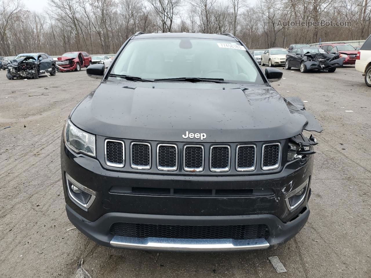 2018 Jeep Compass Limited Black vin: 3C4NJDCB6JT112006