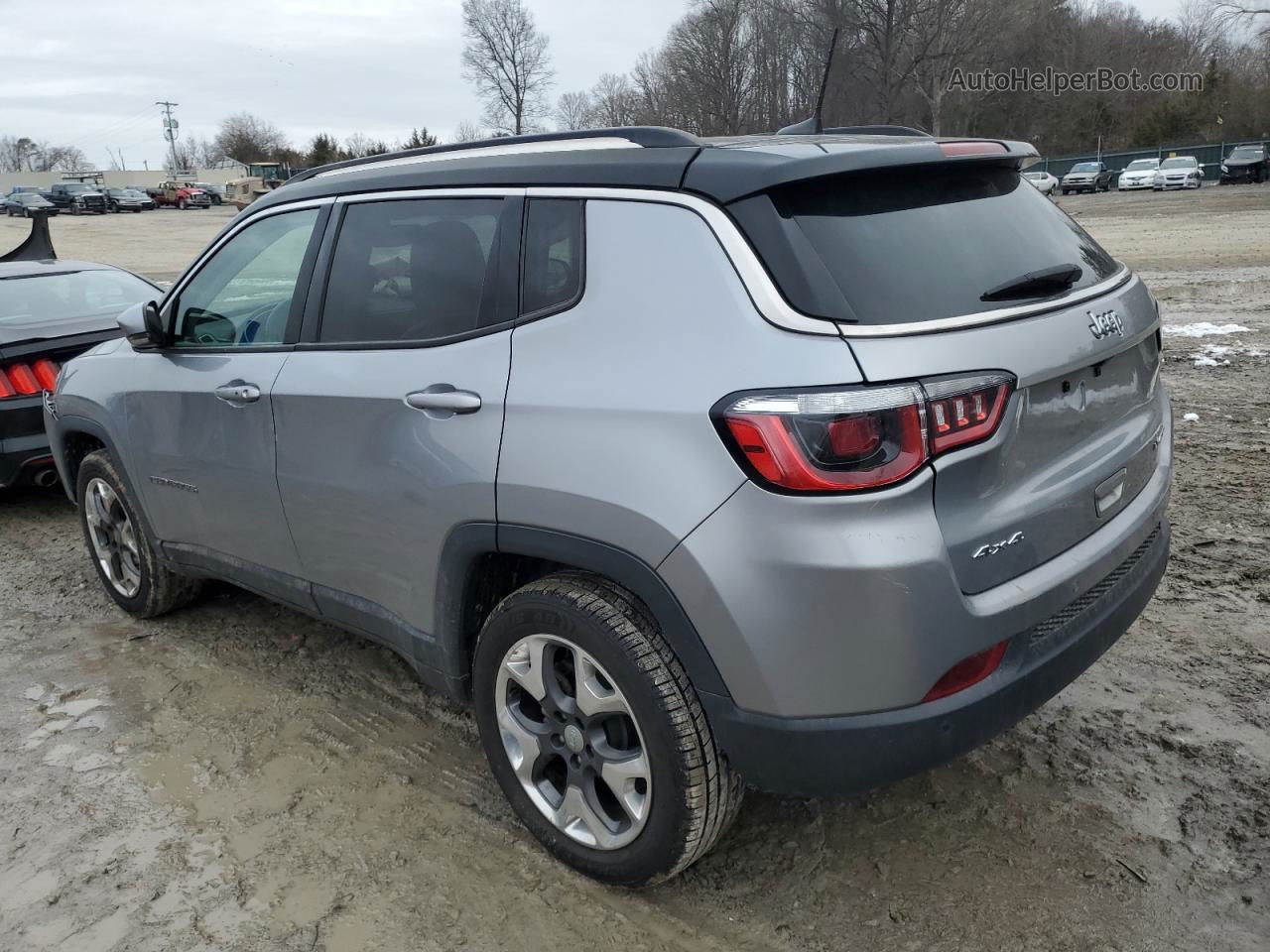 2018 Jeep Compass Limited Silver vin: 3C4NJDCB6JT163022